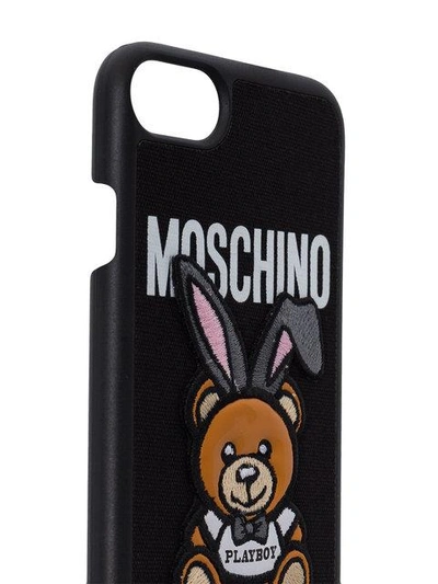 Shop Moschino Playboy Iphone 7 Case In Black