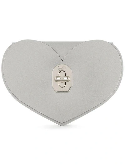 Shop Niels Peeraer Heart Beauty Case In Metallic