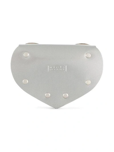 Shop Niels Peeraer Heart Beauty Case In Metallic