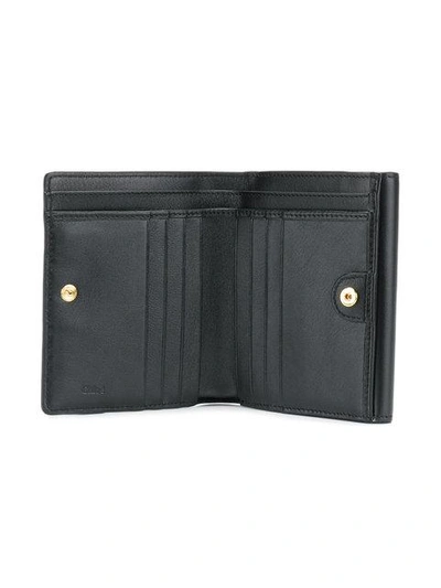 Shop Chloé Georgia Bifold Wallet - Black