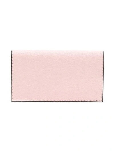 Shop Valextra Removable Cardholder Wallet - Pink