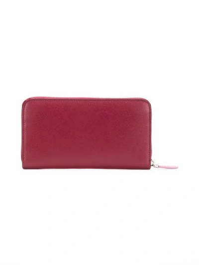 Shop Fendi Love Continental Wallet In Pink