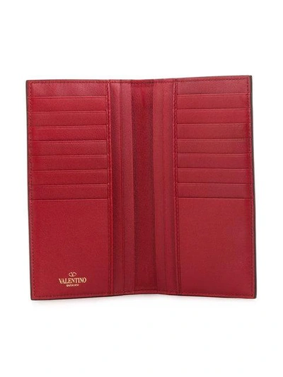 Shop Valentino Rockstud Card Case - Red