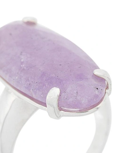 Wouters & Hendrix Technofossils Amethyst Ring In Metallic