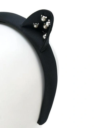Shop Karl Lagerfeld Party Cat Hairband - Black
