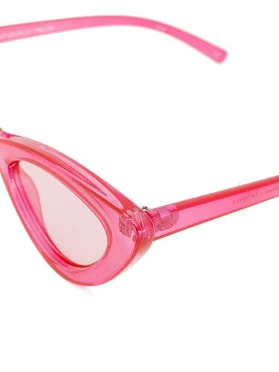 Shop Le Specs X Adam Selman The Last Lolita Sunglasses In Pink