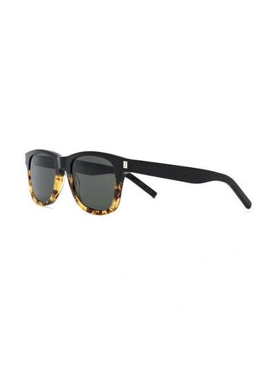 Shop Saint Laurent Eyewear Sl51 Sunglasses - Black