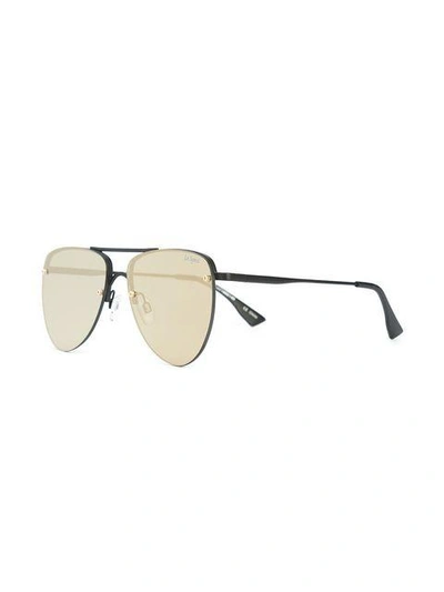 Shop Le Specs The Prince Sunglasses In Black
