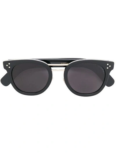 Shop Cutler And Gross Cutler & Gross Limited Edition Round Sunglasses - Black