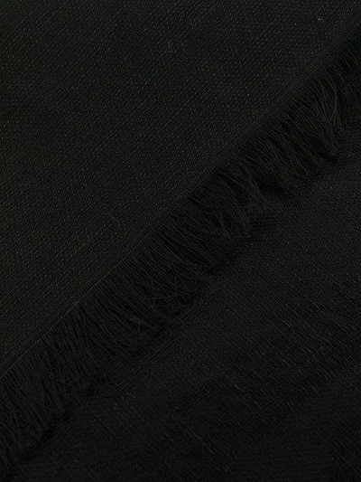 Shop Etro Paisley Pattern Scarf In Black