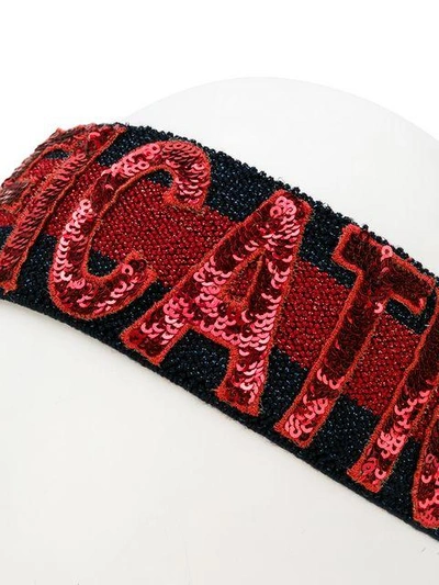 Shop Gucci Fication Headband - Red