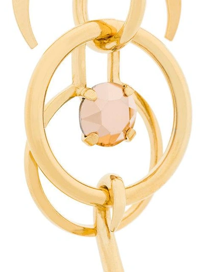 Wouters & Hendrix 'technofossils Mismatched' Ohrringe In Metallic