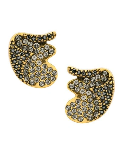 Shop Camila Klein Embellished Earrings - Metallic
