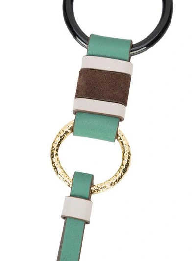 Shop Diane Von Furstenberg Dvf  Ring Detail Charm - Green