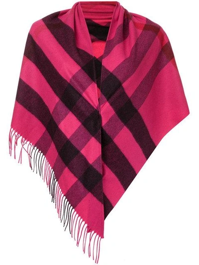 Shop Burberry Oversized Check Scarf