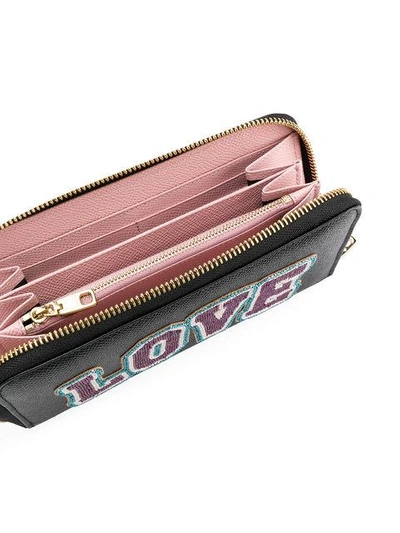 Shop Dolce & Gabbana Love Zip Around Wallet