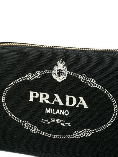 Shop Prada Logo Make-up Bag