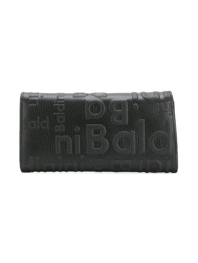 Shop Baldinini Logo Fold In Black