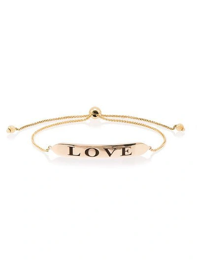 Shop Tara Hirshberg Love Bracelet In Gold
