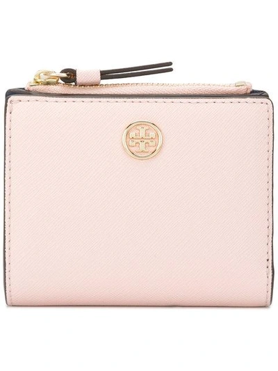 Tory Burch Robinson Mini Wallet - Pink | ModeSens
