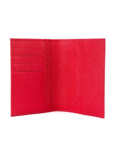 Shop Dolce & Gabbana Portemonnaie Mit Logo-schild - Rot In Red