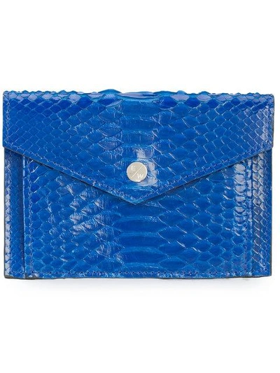 Shop Elisabeth Weinstock Provence Small Wallet - Blue