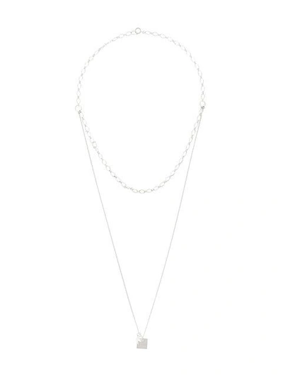 Shop Petite Grand Two Layer Byzantine Necklace - Metallic