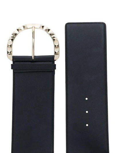 Shop Valentino Garavani Rockstud Belt In Black
