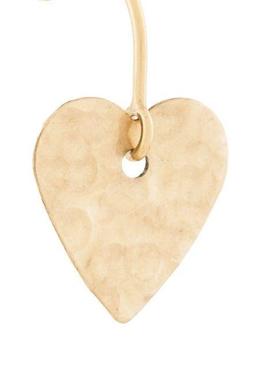 Heart/Dove Thread Through earrings