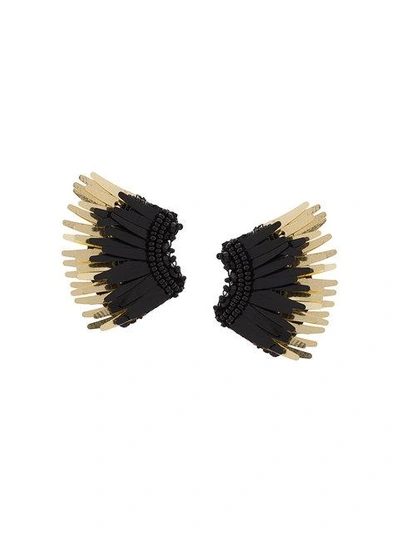 Shop Mignonne Gavigan Wings Earrings In Black