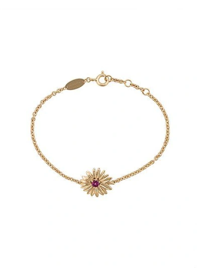 Shop Aurelie Bidermann 18kt Gold Bouquet Bracelet In Metallic