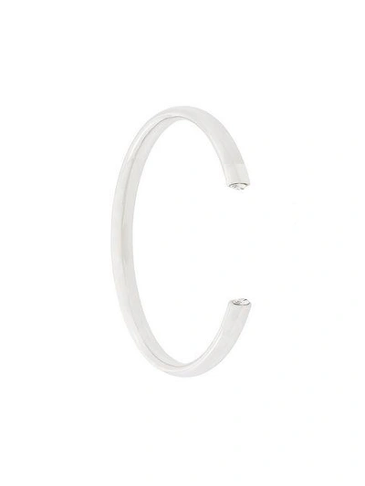 Shop Charlotte Valkeniers Zero Bangle Bracelet - Metallic