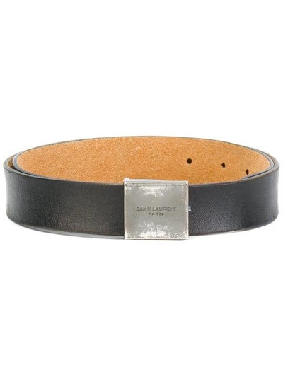 Shop Saint Laurent Bellechasse  Belt - Black