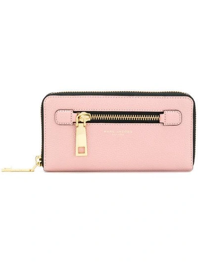 Shop Marc Jacobs Gotham Standard Continental Wallet - Pink