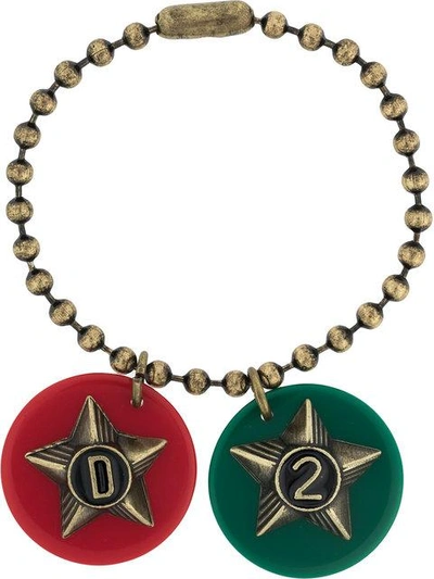 Shop Dsquared2 Poker Chip Ball Chain