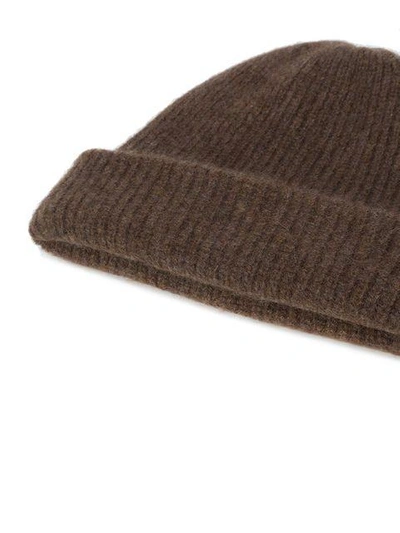 Shop The Elder Statesman Cashmere Watchman Beanie In Brown