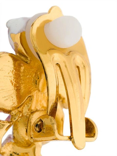 Shop Dolce & Gabbana Locket Drop Earrings - Metallic