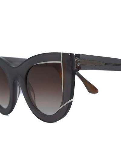 Shop Thierry Lasry Wavvvy Sunglasses In Grey