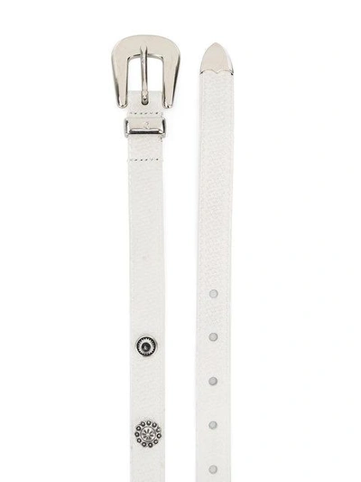 Shop Htc Hollywood Trading Company Planta Belt In White