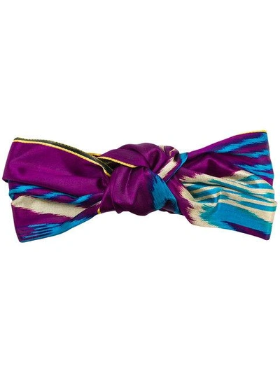 Shop Jennifer Behr Knotted Turban - Multicolour