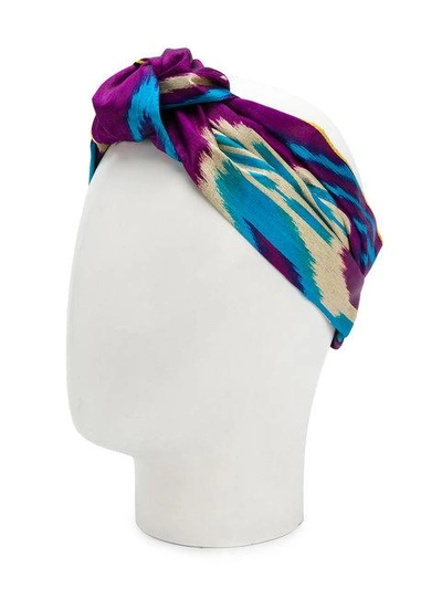 Shop Jennifer Behr Knotted Turban - Multicolour