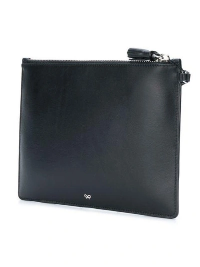Shop Anya Hindmarch Eyes Zip Pouch  In Black