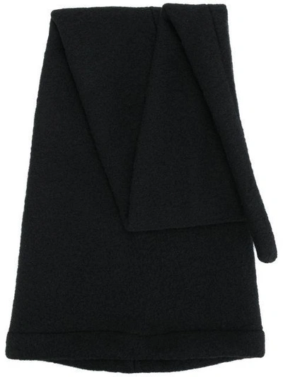 Shop Flapper Long Woven Hat In Black