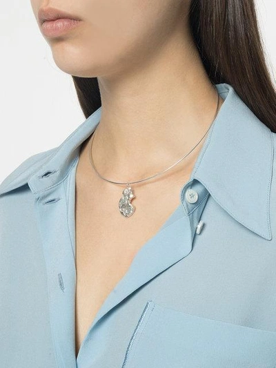 Shop Joseph X Alighieri Hanging Pendant Necklace In Metallic