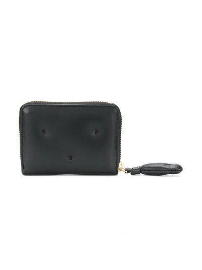 Shop Anya Hindmarch Chubby Small Zip Around Wallet In Black