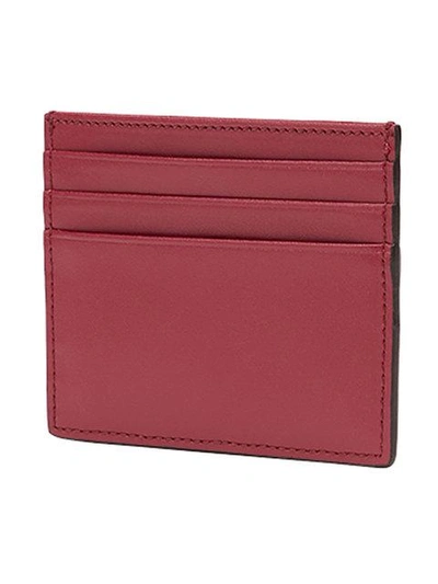 Shop Fendi Logo Cardholder In Red