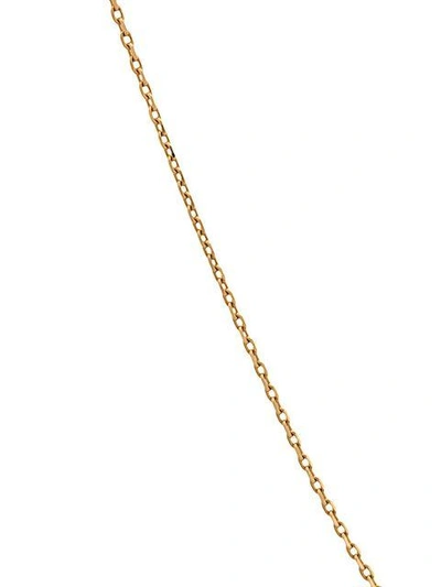Shop Aurelie Bidermann Dainty Chain Necklace In Metallic