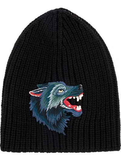 Shop Gucci Knitted Wolf Hat