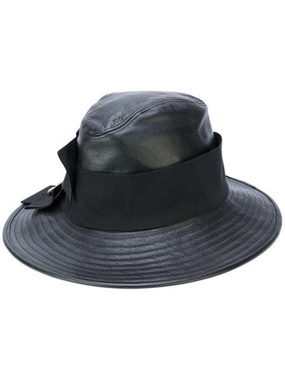 Shop Dolce & Gabbana Button Embossed Hat - Black
