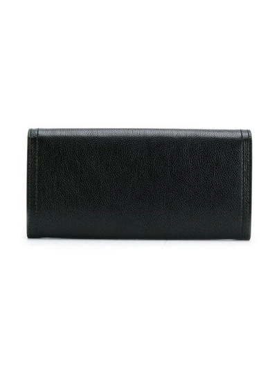 Shop Prada Etiquette Continental Wallet - Black